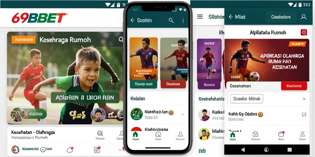 Tampilan antarmuka aplikasi 69BET yang user-friendly dan informatif.