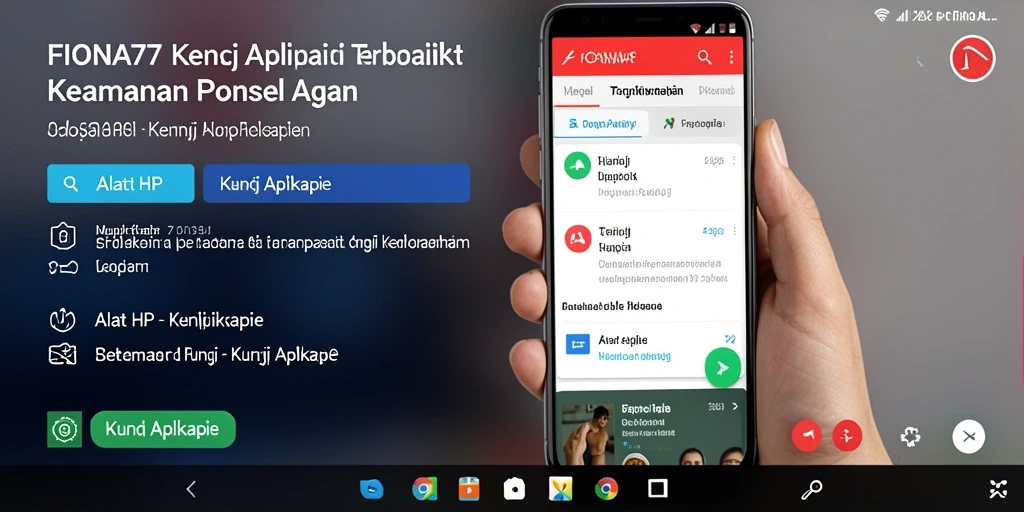 Antarmuka modern dan fungsi penguncian aplikasi FIONA77