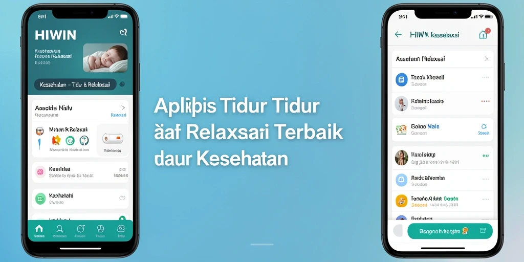 Antarmuka HIWIN yang sederhana dan nyaman untuk relaksasi dan tidur.